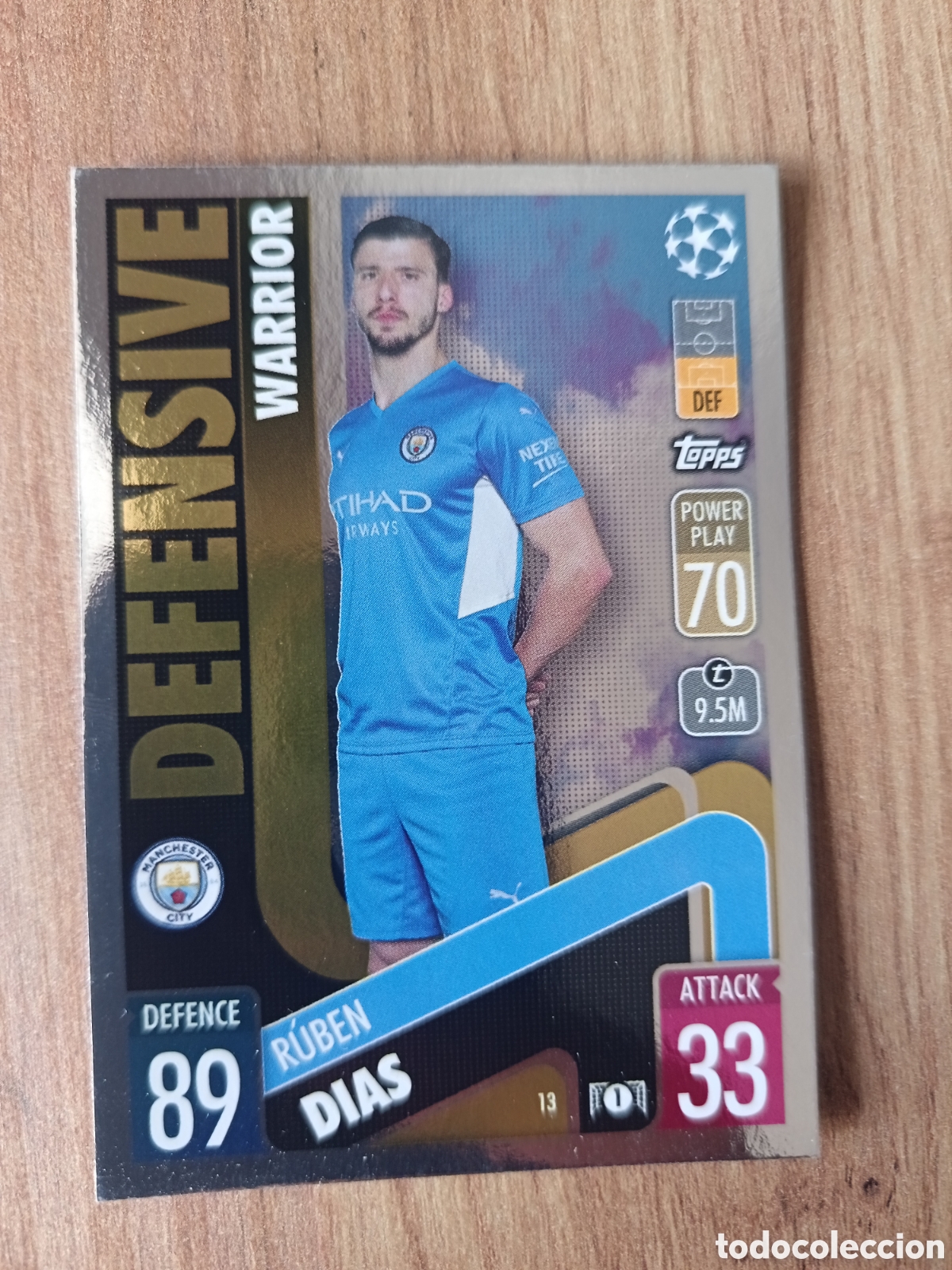 Fu&szlig;ball-Sticker: 13 Rub&eacute;n D&iacute;as CHAMPIONS LEAGUE MATCH ATTAX TOPPS 2021-2022 21-22