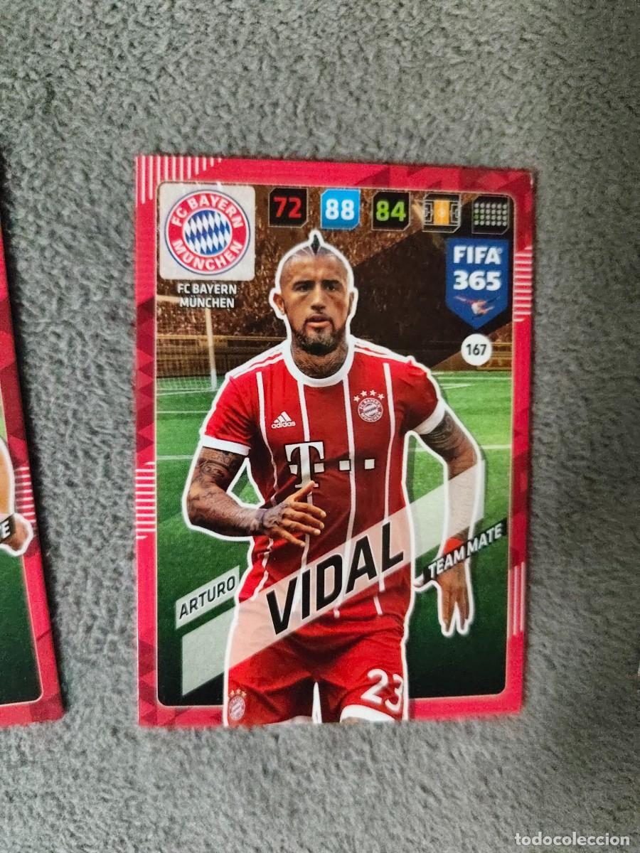 Cromos de f&uacute;tbol: 365 ADRENALYN XL 2018 167 ARTURO VIDAL BAYERN M&Uuml;NCHEN MUNICH FIFA PANINI 17 2017 18 AXL AAP