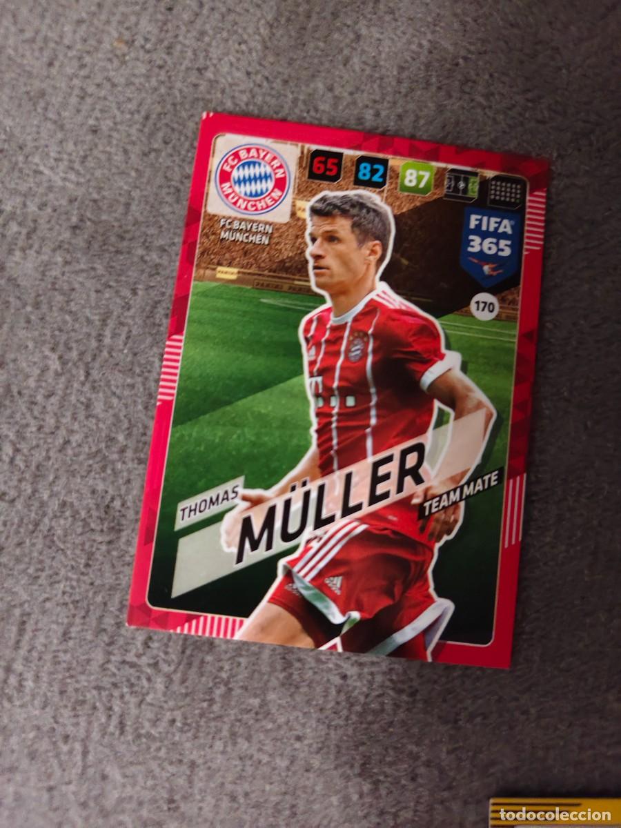 Cromos de f&uacute;tbol: 365 ADRENALYN XL 2018 170 THOMAS M&Uuml;LLER BAYERN M&Uuml;NCHEN MUNICH FIFA PANINI 17 2017 18 AXL AAP