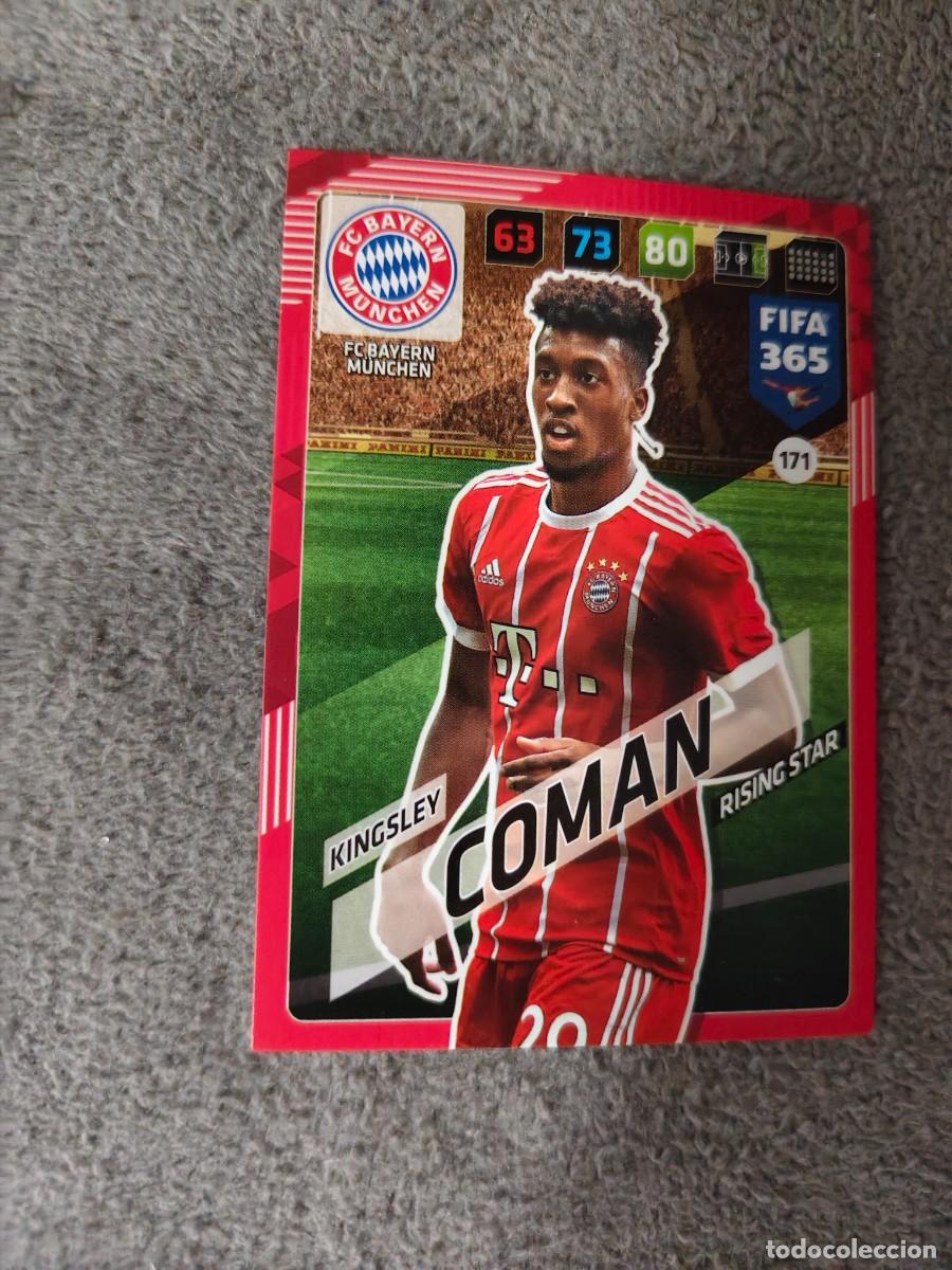 Cromos de f&uacute;tbol: 365 ADRENALYN XL 2018 KINGSLEY COMAN BAYERN M&Uuml;NCHEN MUNICH RISING STAR FIFA 17 2017 18 AXL AAP