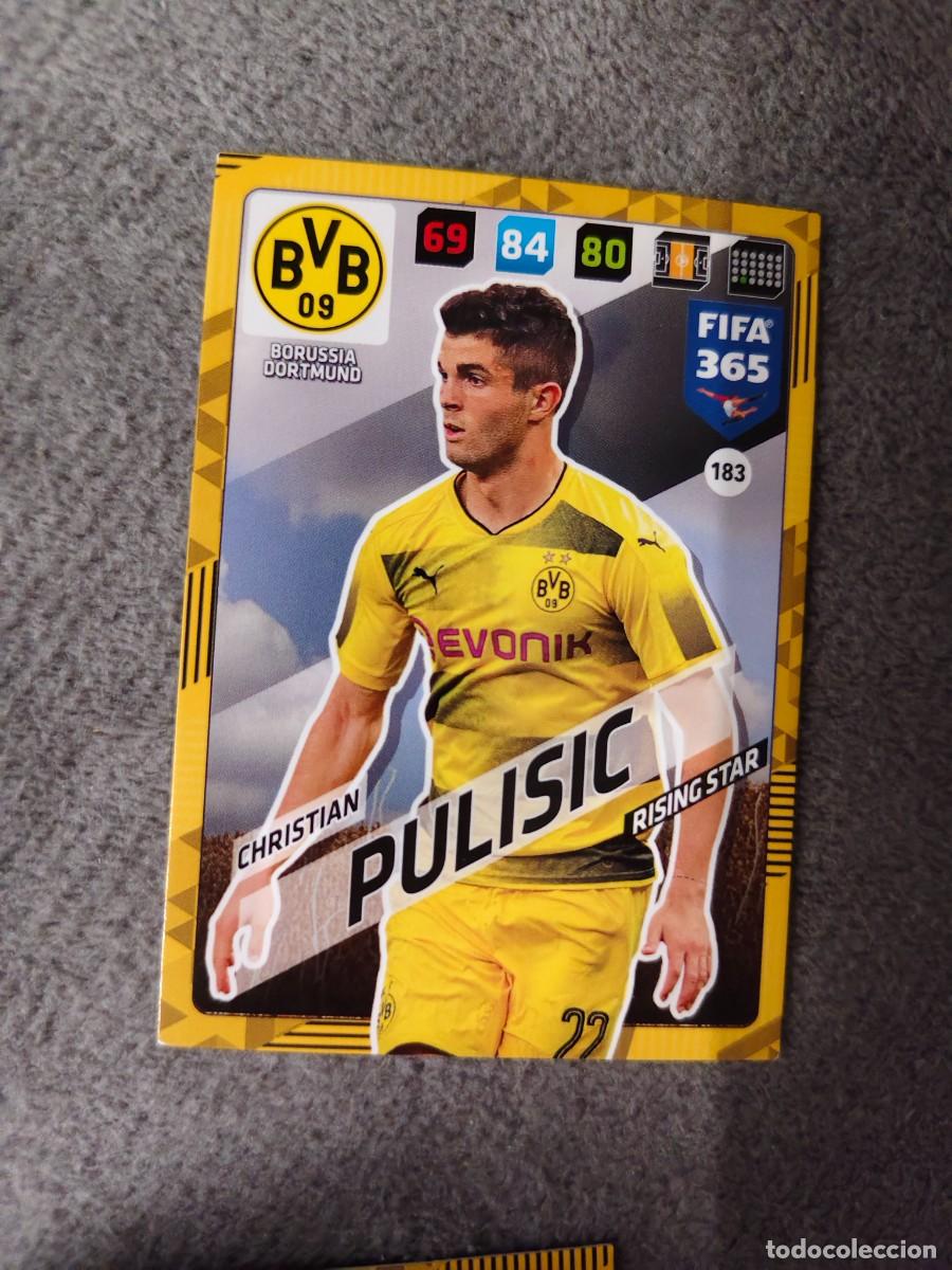 Cromos de f&uacute;tbol: 365 ADRENALYN XL 2018 PULISIC BORUSSIA DORTMUND RISING STAR FIFA PANINI 17 2017 18 AXL AAP