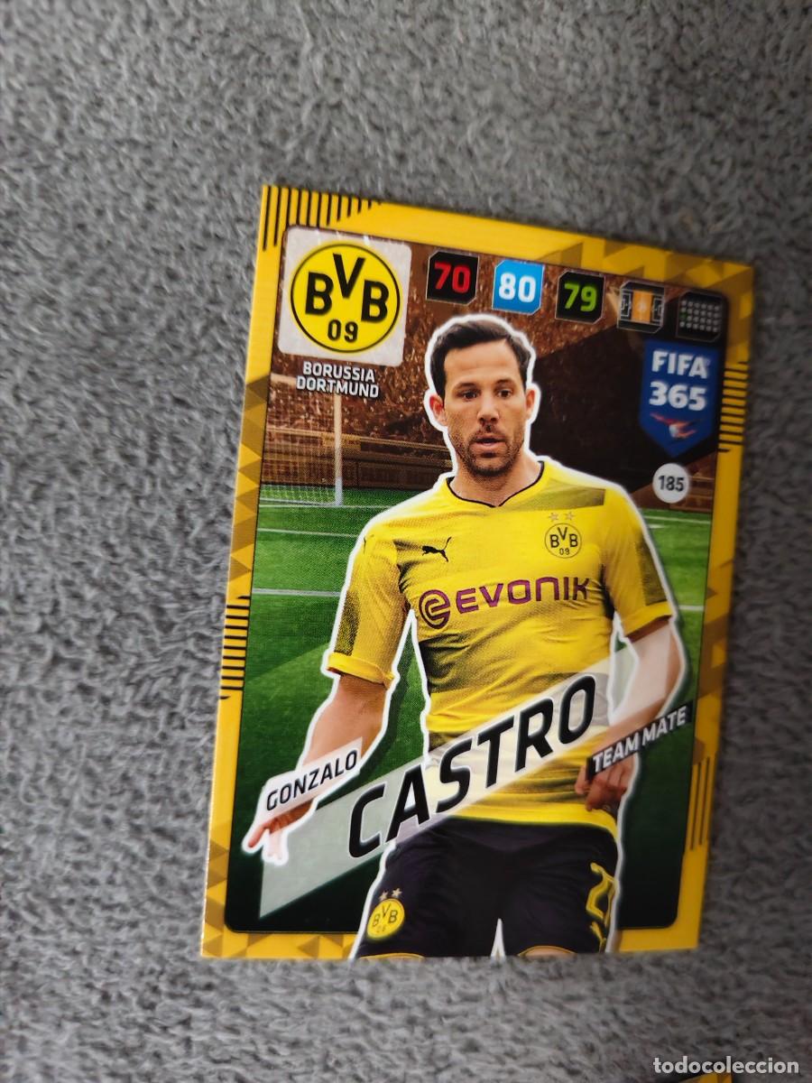 Cromos de f&uacute;tbol: 365 ADRENALYN XL 2018 185 GONZALO CASTRO BORUSSIA DORTMUND FIFA PANINI 17 2017 18 AXL AAP