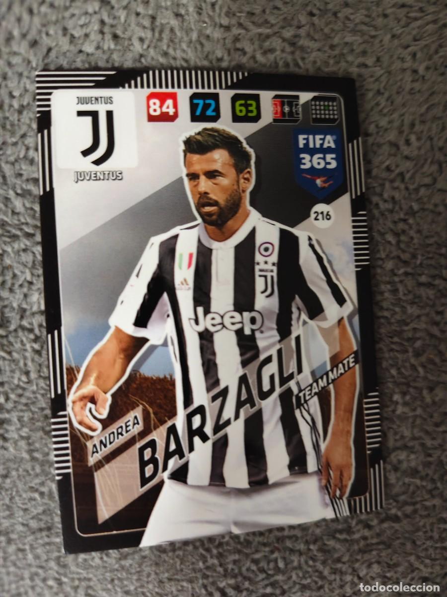 Football Stickers: 365 ADRENALYN XL 2018 216 ANDREA BARZAGLI JUVENTUS TEAM MATE FIFA PANINI 17 2017 18 AXL AAP