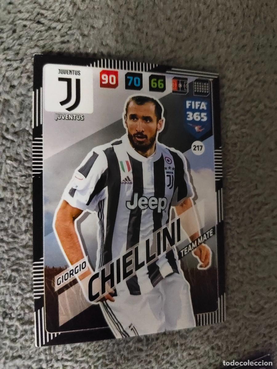 Football Stickers: 365 ADRENALYN XL 2018 217 GIORGIO CHIELLINI JUVENTUS TEAM MATE FIFA PANINI 17 2017 18 AXL AAP