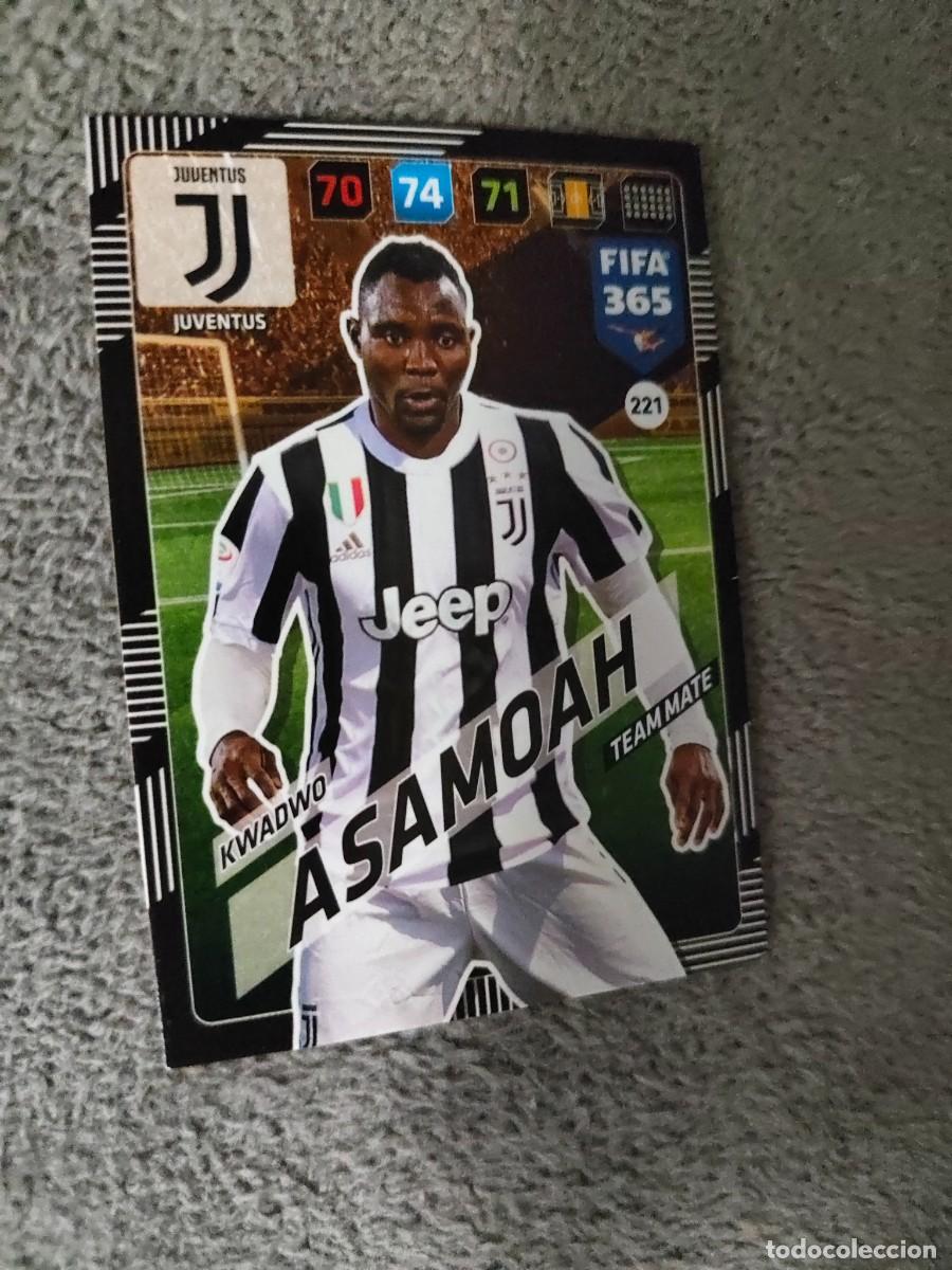 Football Stickers: 365 ADRENALYN XL 2018 221 KWADWO ASAMOAH JUVENTUS TEAM MATE FIFA PANINI 17 2017 18 AXL AAP