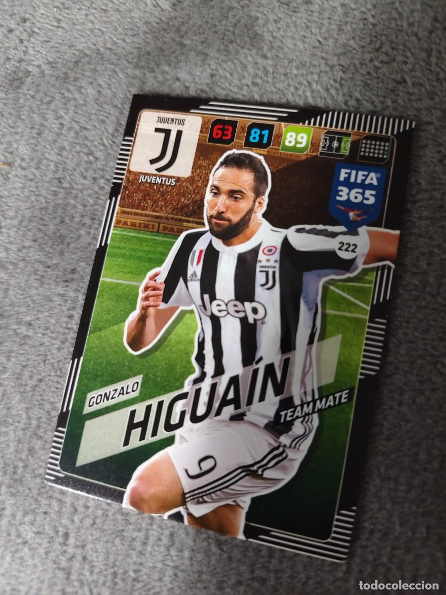 Fu&szlig;ball-Sticker: 365 ADRENALYN XL 2018 222 GONZALO HIGUA&Iacute;N JUVENTUS TEAM MATE FIFA PANINI 17 2017 18 AXL AAP