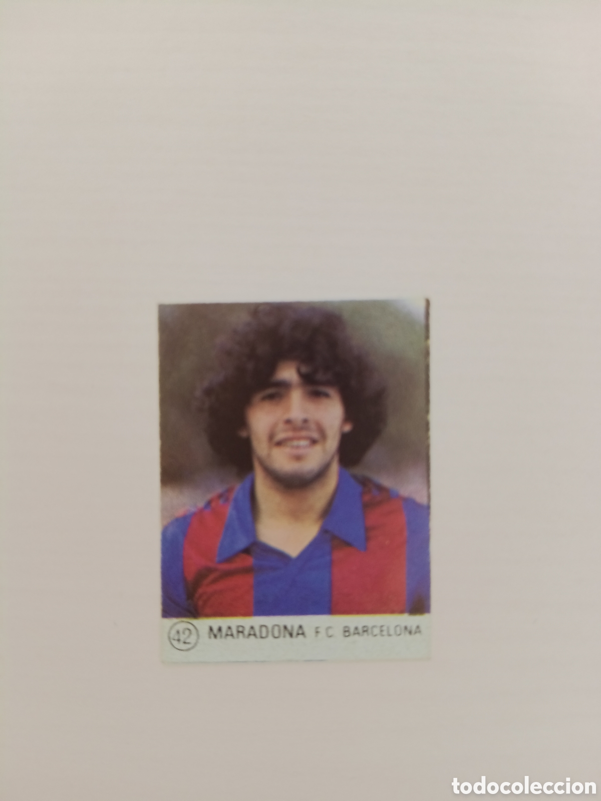 Fu&szlig;ball-Sticker: CROMO SIN PEGAR MARADONA MIRETE 83 FC BARCELONA