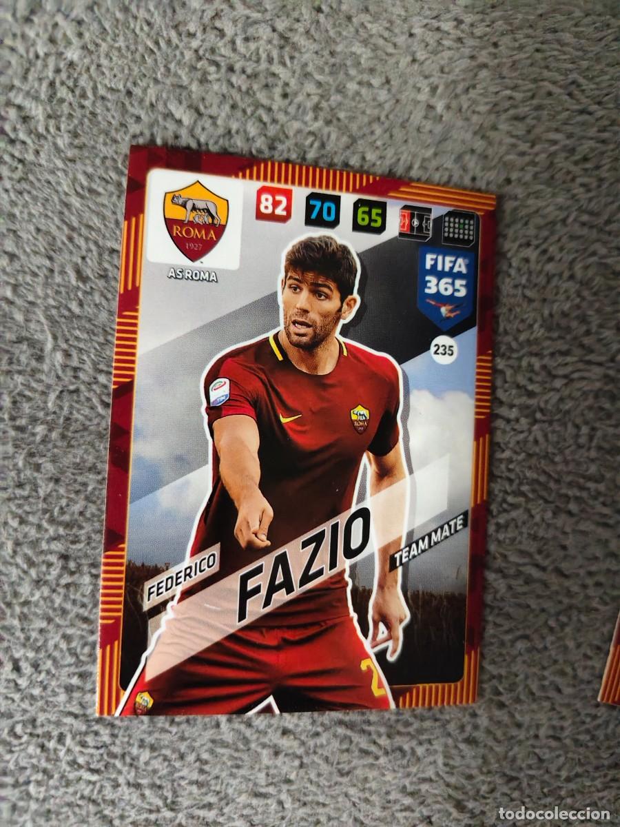 Football Stickers: 365 ADRENALYN XL 2018 235 FEDERICO FAZIO AS ROMA TEAM MATE FIFA PANINI 17 2017 18 AXL AAP