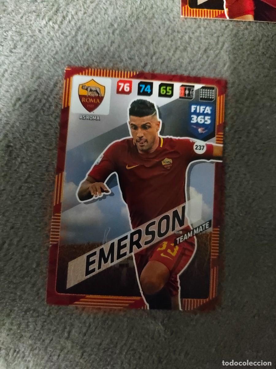 Fu&szlig;ball-Sticker: 365 ADRENALYN XL 2018 237 EMERSON PALMIERI AS ROMA TEAM MATE FIFA PANINI 17 2017 18 AXL AAP