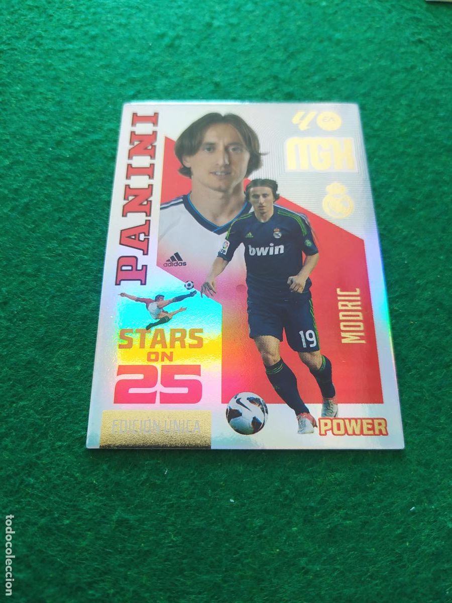 Cromos de f&uacute;tbol: MEGACRACKS 2026 2027 MGK 26 27 NUEVO - STARS ON 25 POWER REAL MADRID MODRIC