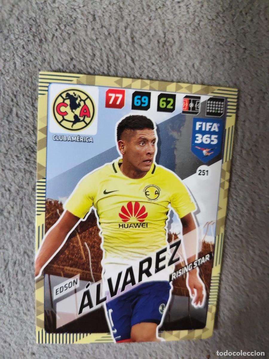 Cromos de f&uacute;tbol: 365 ADRENALYN XL 2018 EDSON &Aacute;LVAREZ CLUB AM&Eacute;RICA RISING STAR FIFA PANINI 17 2017 18 AXL AAP