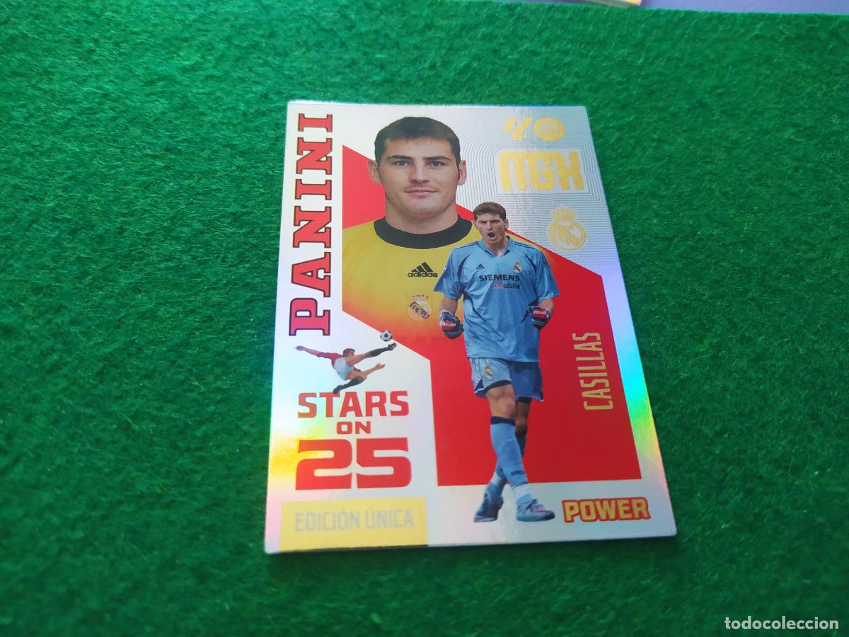 Cromos de f&uacute;tbol: MEGACRACKS 2026 2027 MGK 26 27 NUEVO - STARS ON 25 POWER REAL MADRID CASILLAS