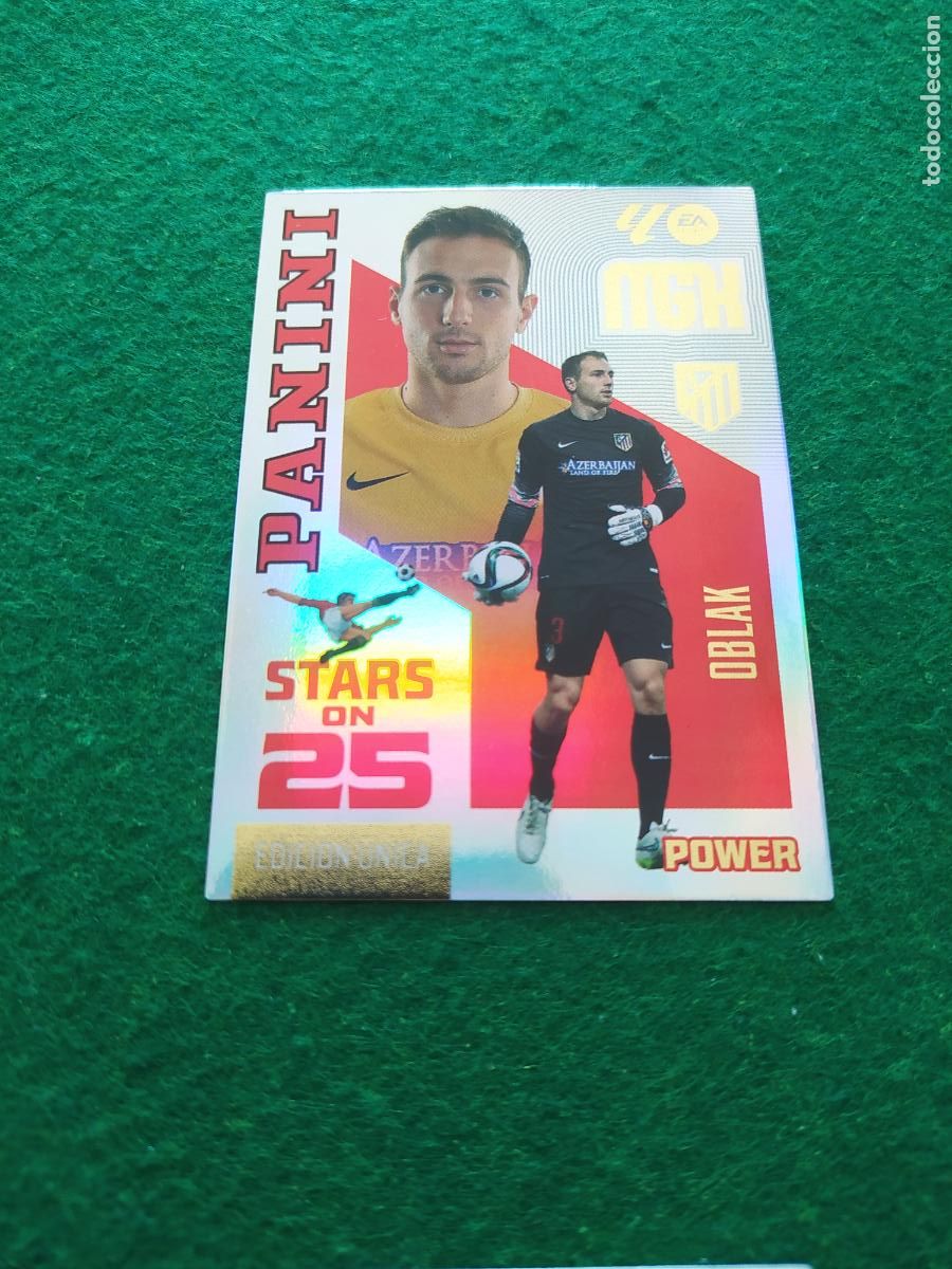Football Stickers: MEGACRACKS 2026 2027 MGK 26 27 NUEVO - STARS ON 25 POWER ATLETICO DE MADRID OBLAK