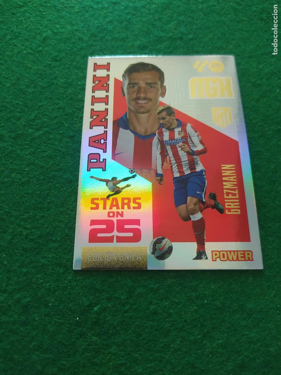 Football Stickers: MEGACRACKS 2026 2027 MGK 26 27 NUEVO - STARS ON 25 POWER ATLETICO DE MADRID GRIEZMANN