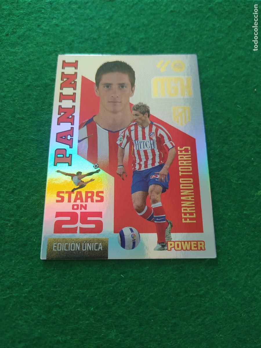 Fu&szlig;ball-Sticker: MEGACRACKS 2026 2027 MGK 26 27 NUEVO - STARS ON 25 POWER ATLETICO DE MADRID FERNANDO TORRES