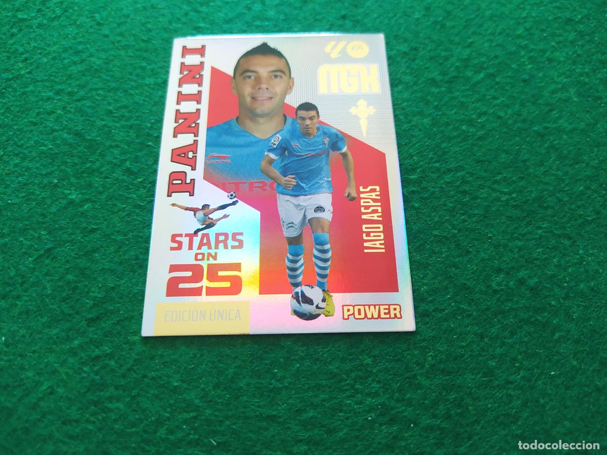 Cromos de f&uacute;tbol: MEGACRACKS 2026 2027 MGK 26 27 NUEVO - STARS ON 25 POWER CELTA DE VIGO IAGO ASPAS