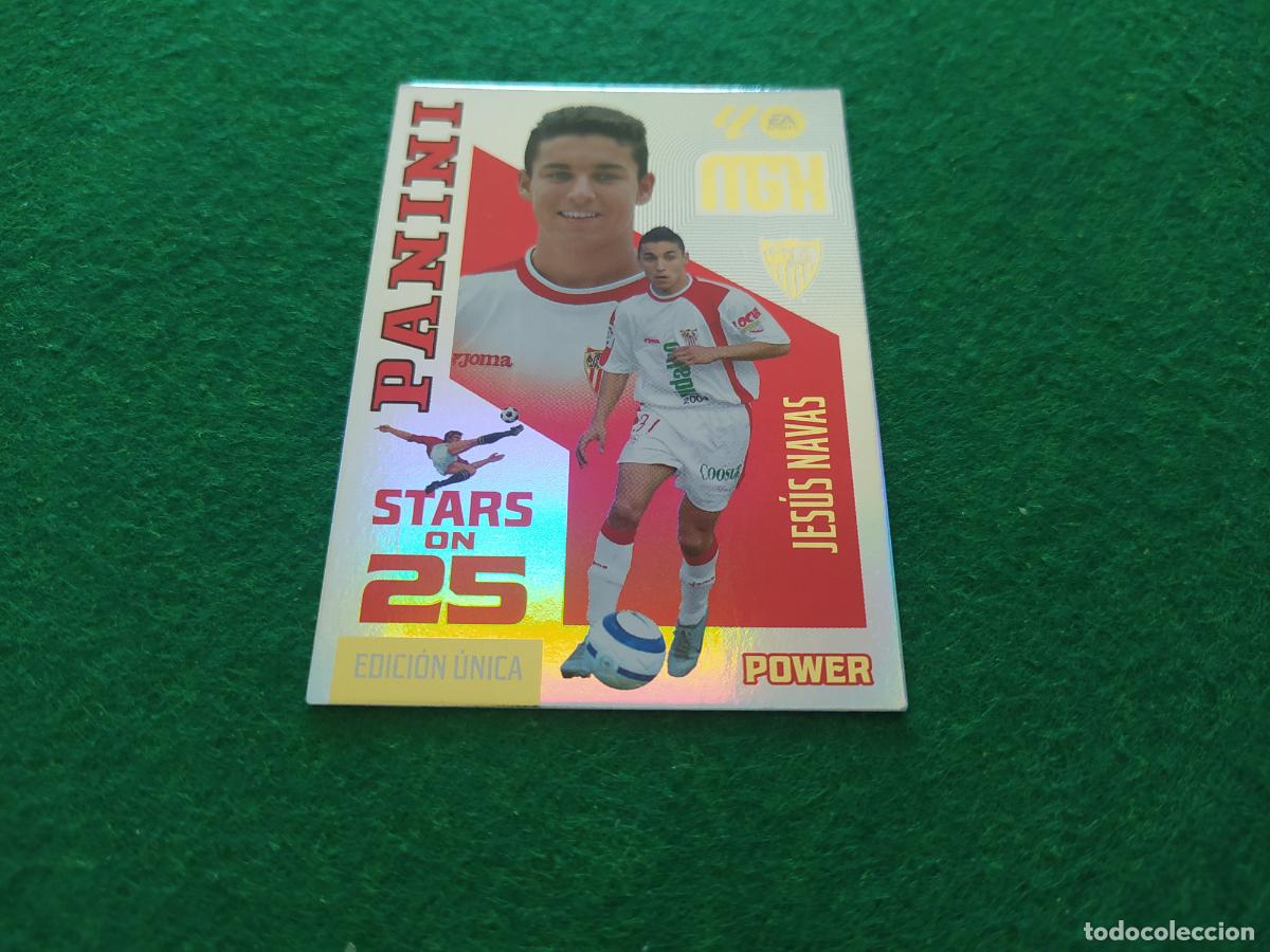 Cromos de f&uacute;tbol: MEGACRACKS 2026 2027 MGK 26 27 NUEVO - STARS ON 25 POWER SEVILLA FC JESUS NAVAS