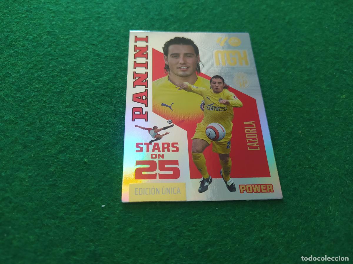 Cromos de f&uacute;tbol: MEGACRACKS 2026 2027 MGK 26 27 NUEVO - STARS ON 25 POWER VILLARREAL CAZORLA
