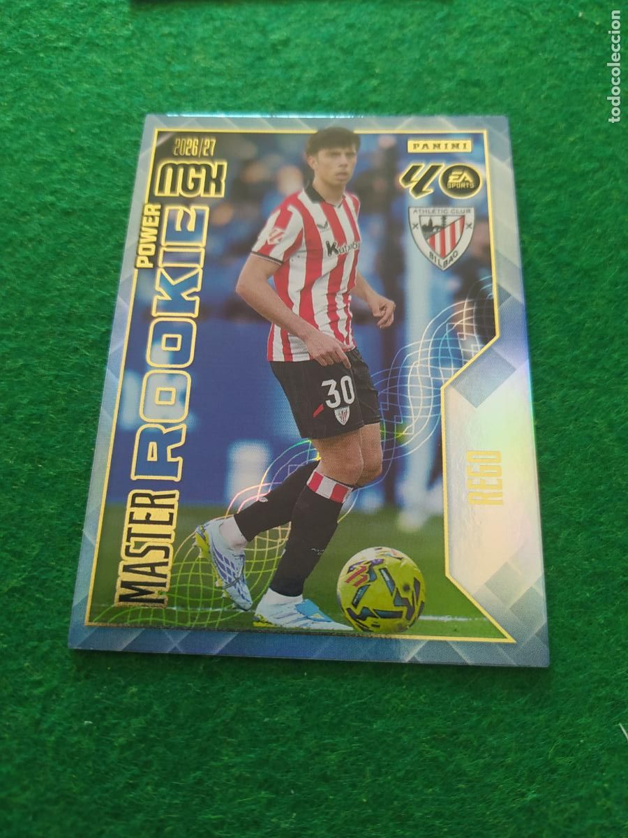 Cromos de f&uacute;tbol: MEGACRACKS 2026 2027 MGK 26 27 NUEVO - MASTER ROOKIE POWER REGO ATHLETIC CLUB DE BILBAO