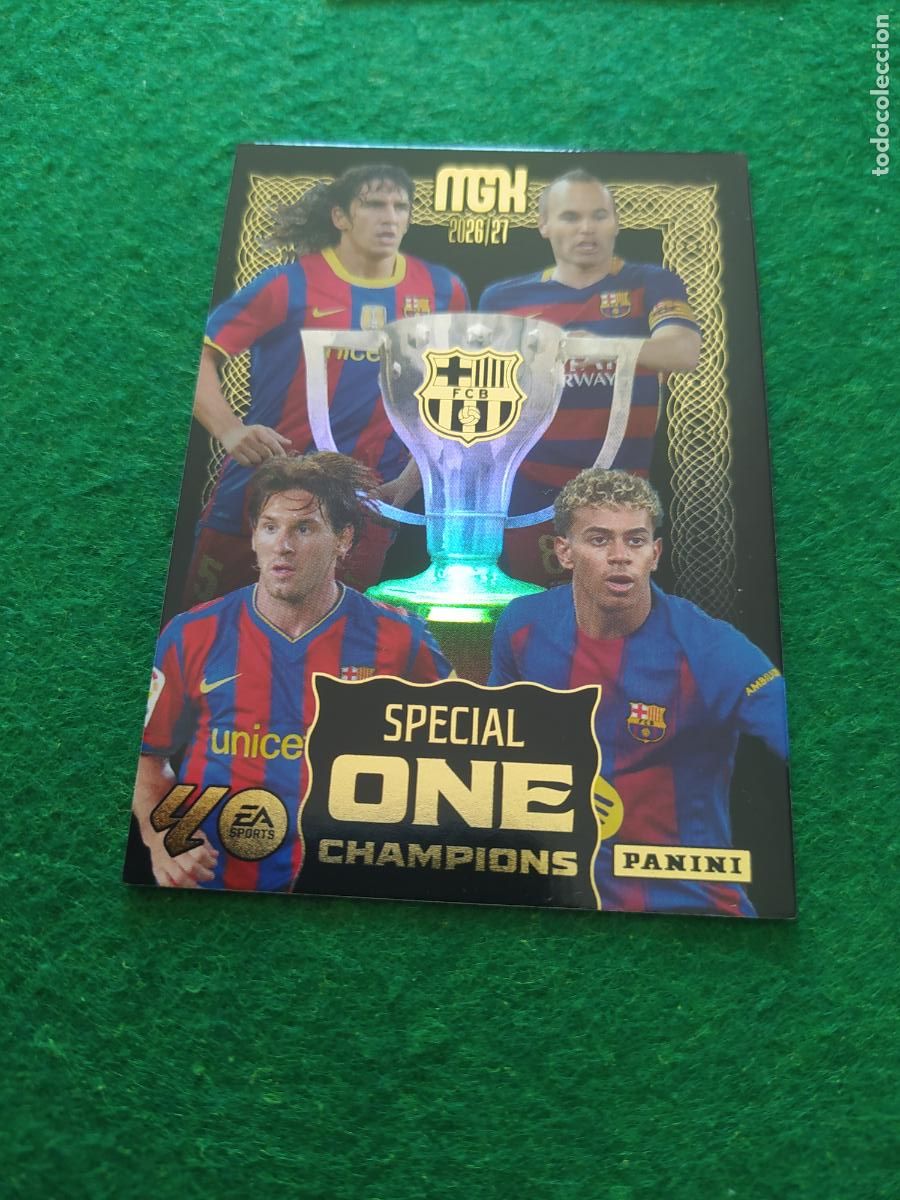 Cromos de f&uacute;tbol: MEGACRACKS 2026 2027 MGK 26 27 NUEVO - SPECIAL ONE FC BARCELONA