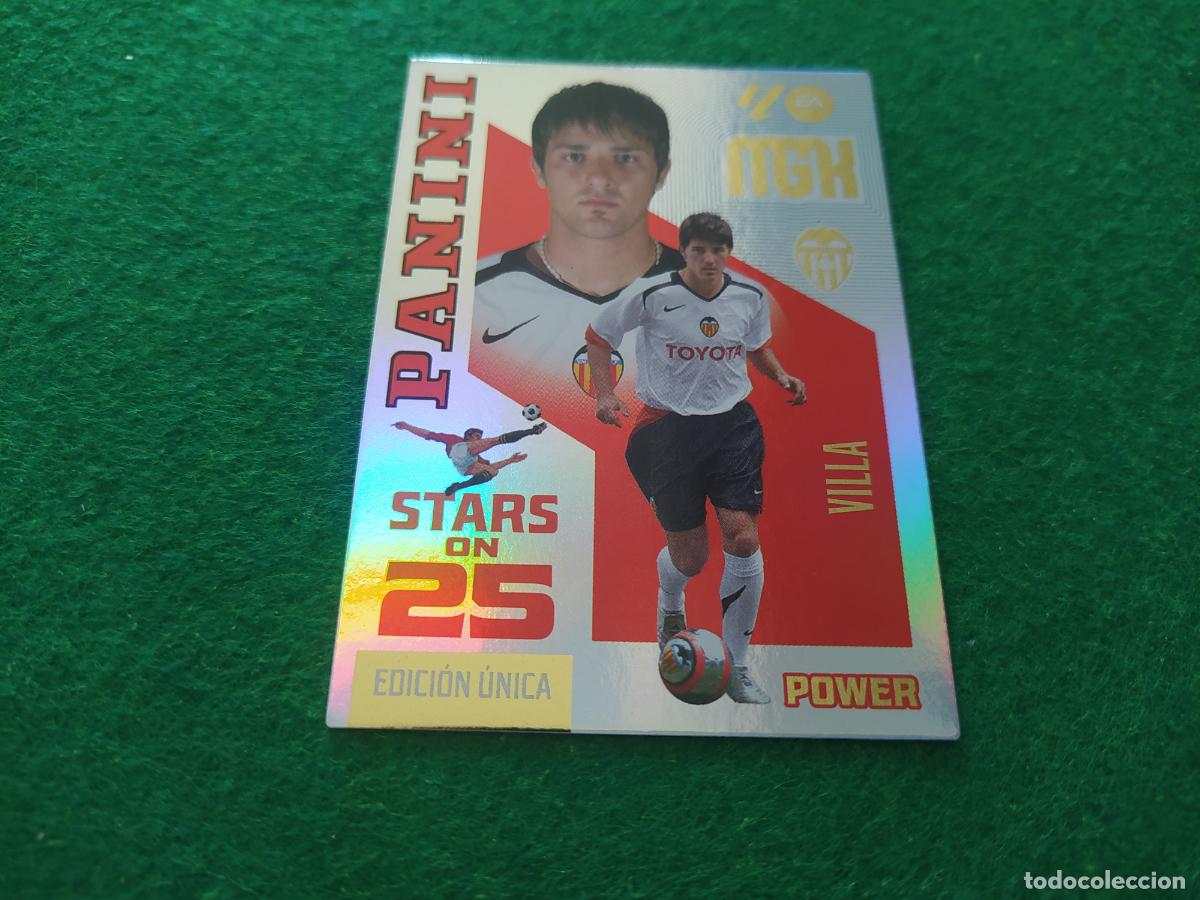 Cromos de f&uacute;tbol: MEGACRACKS 2026 2027 MGK 26 27 NUEVO - STARS ON 25 POWER VALENCIA DAVID VILLA