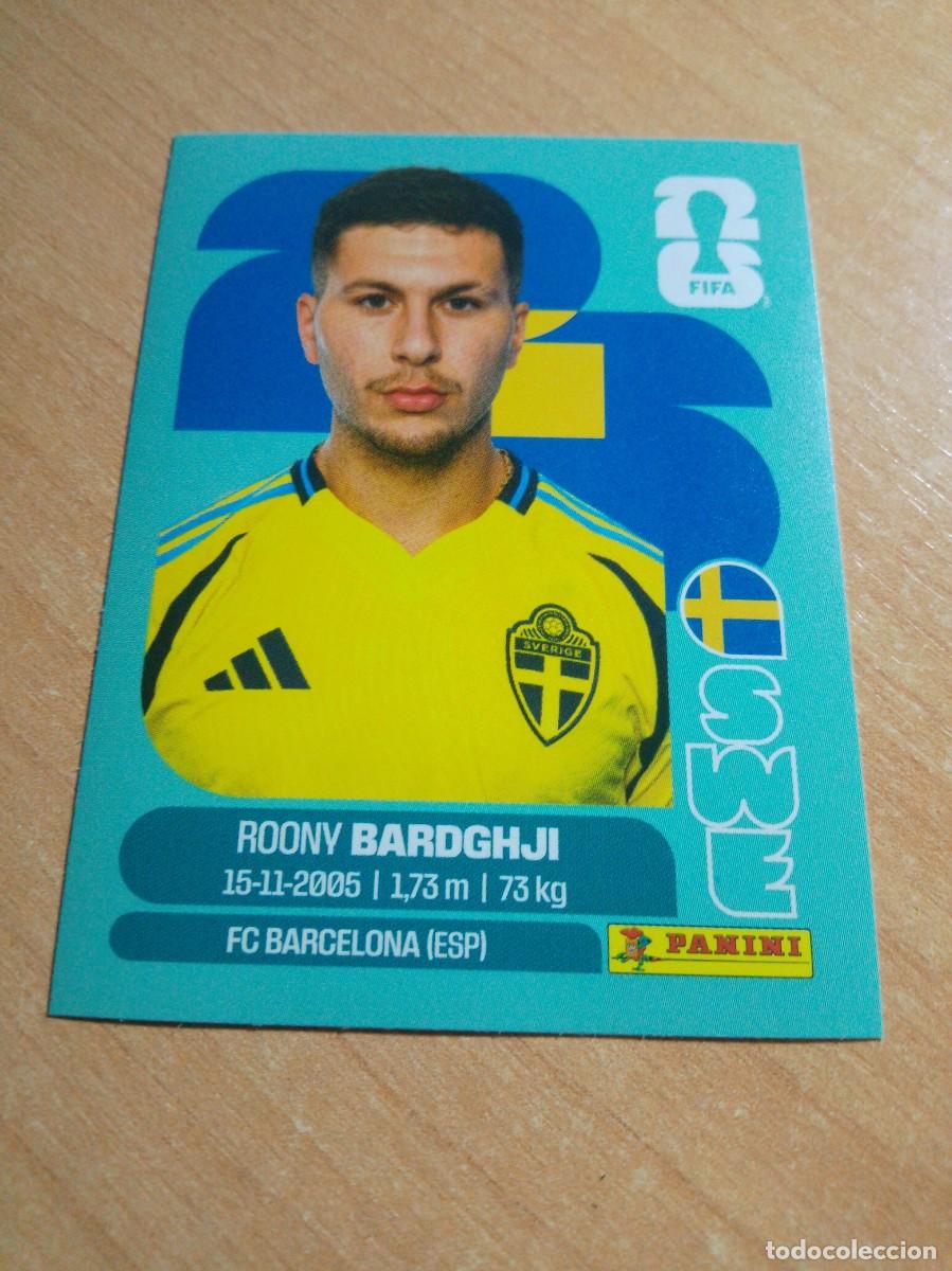 Figurine di Calcio: BARDGHJI SUECIA SWE 16 MUNDIAL FIFA WORLD CUP 2026 26 PANINI STICKERS NUEVO