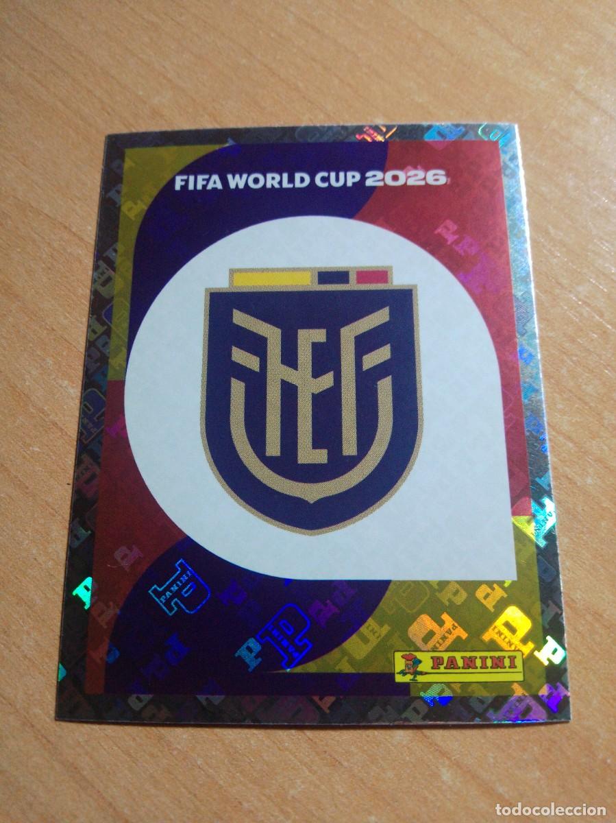 Cromos de Futebol: ECU 1 ESCUDO DE ECUADOR MUNDIAL FIFA WORLD CUP 2026 26 PANINI STICKERS NUEVO