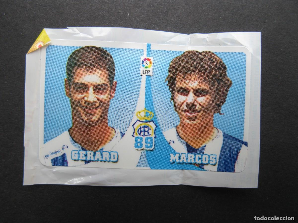 Cartes &agrave; collectionner de Football: GERARD Y MARCOS (RECREATIVO DE HUELVA) - CROMO N&ordm; 89 - &Aacute;LBUM CHICLE LIGA 2007-2008 - PANINI - 07-08.