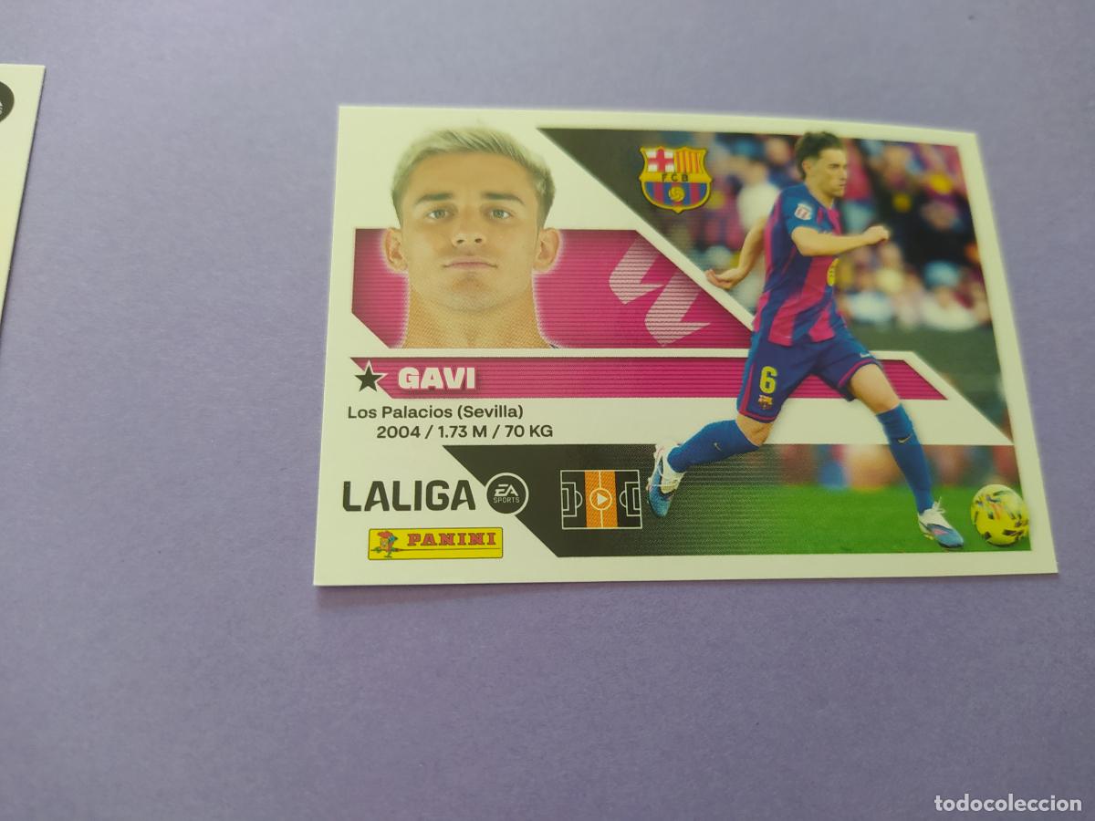 Cromos de f&uacute;tbol: LIGA ESTE 2026 2027 26 27 NUEVO - FC BARCELONA N&ordm; 13 GAVI