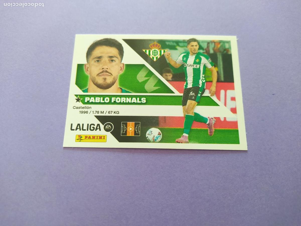 Cromos de f&uacute;tbol: LIGA ESTE 2026 2027 26 27 NUEVO - REAL BETIS N&ordm; 15 FORNALS