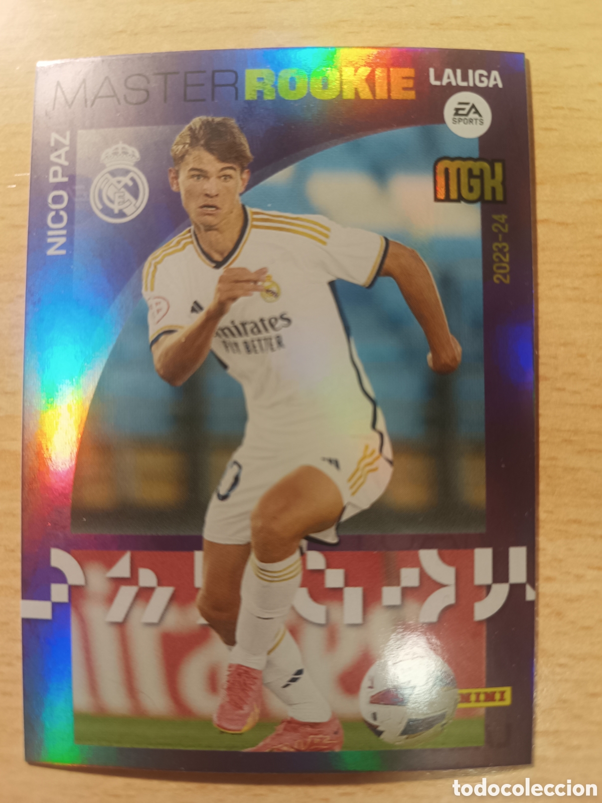 Cromos de f&uacute;tbol: 514 NICO PAZ NUEVO MASTER ROOKIE REAL MADRID MEGACRACKS 2023 2024 PANINI 23 24