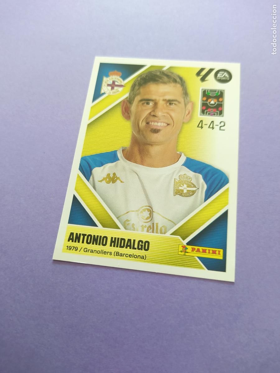 Cromos de f&uacute;tbol: LIGA ESTE 2026 2027 26 27 NUEVO - DEPORTIVO A CORU&Ntilde;A N&ordm; 2 ENTRENADOR ANTONIO HIDALGO