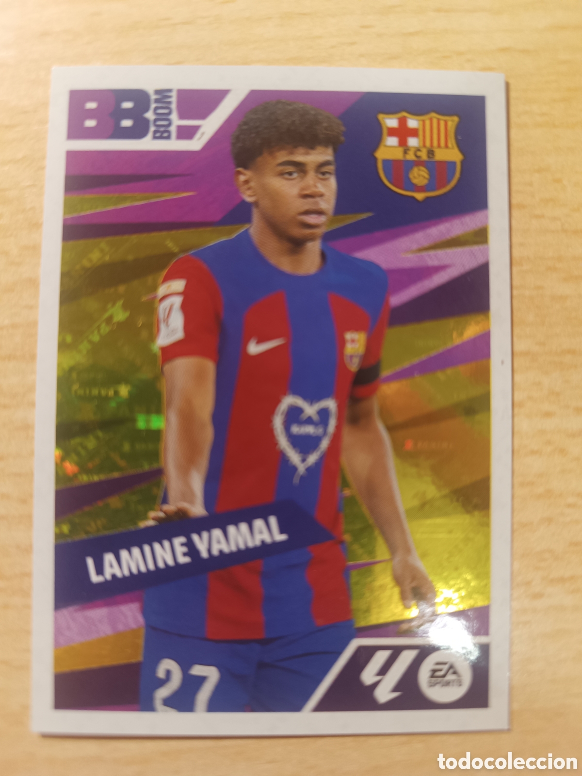 Cromos de f&uacute;tbol: 13 LAMINE YAMAL BB BABY BOOM FC BARCELONA LIGA ESTE 2024 2025 PANINI 24 25