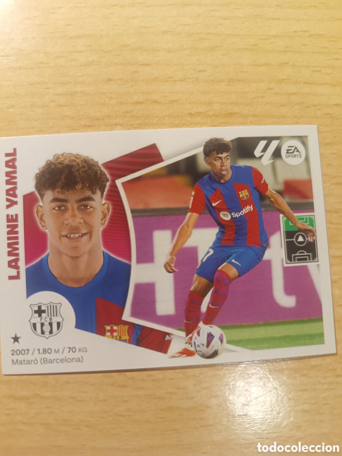 Cromos de f&uacute;tbol: 20 LAMINE YAMAL FC BARCELONA LIGA ESTE 2024 2025 PANINI 24 25