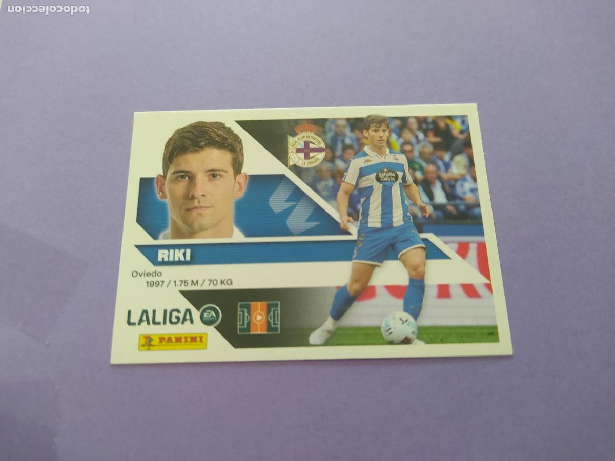 Cromos de f&uacute;tbol: LIGA ESTE 2026 2027 26 27 NUEVO - DEPORTIVO A CORU&Ntilde;A N&ordm; 12 RIKI