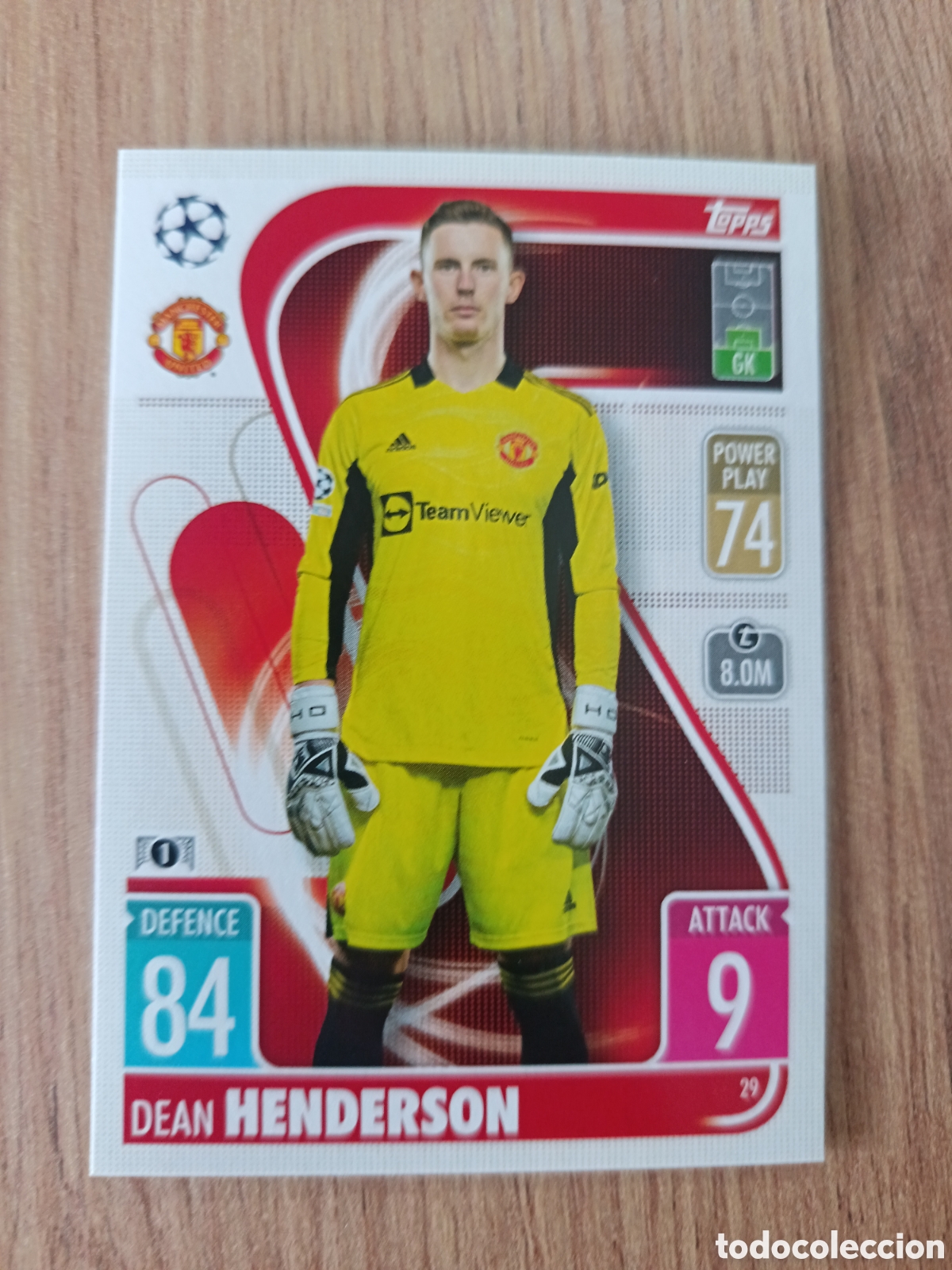 Cromos de f&uacute;tbol: 29 Henderson CHAMPIONS LEAGUE MATCH ATTAX TOPPS 2021-2022 21-22