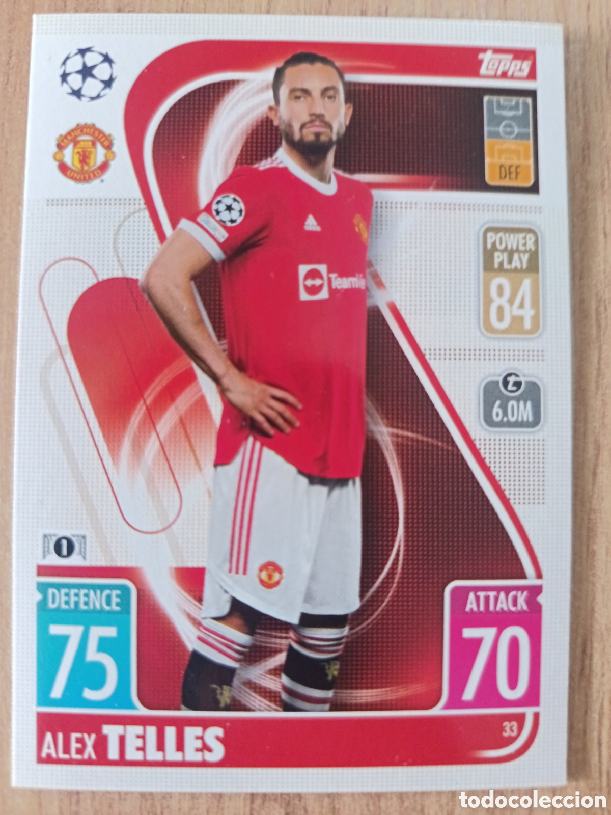 Cromos de f&uacute;tbol: 33 Telles CHAMPIONS LEAGUE MATCH ATTAX TOPPS 2021-2022 21-22
