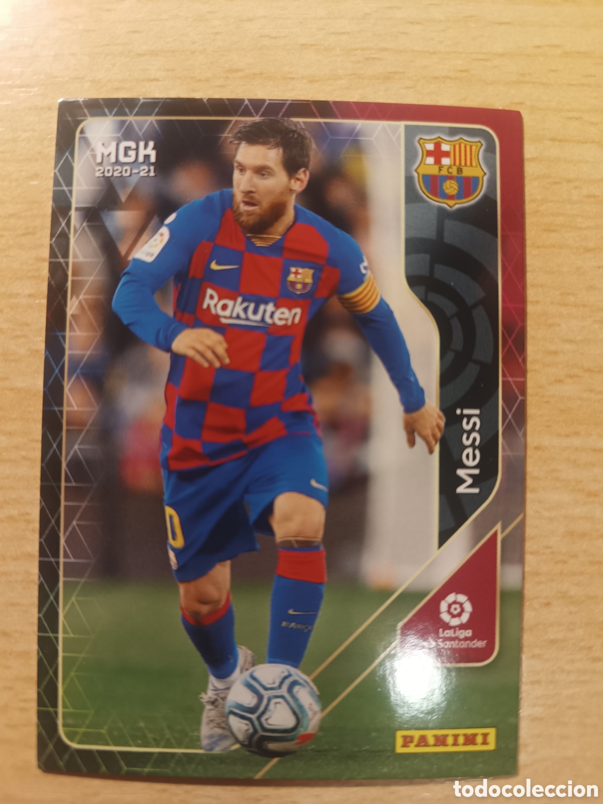 Cromos de f&uacute;tbol: 70 LIONEL MESSI FC BARCELONA MEGACRACKS 2020 2021 PANINI 20 21