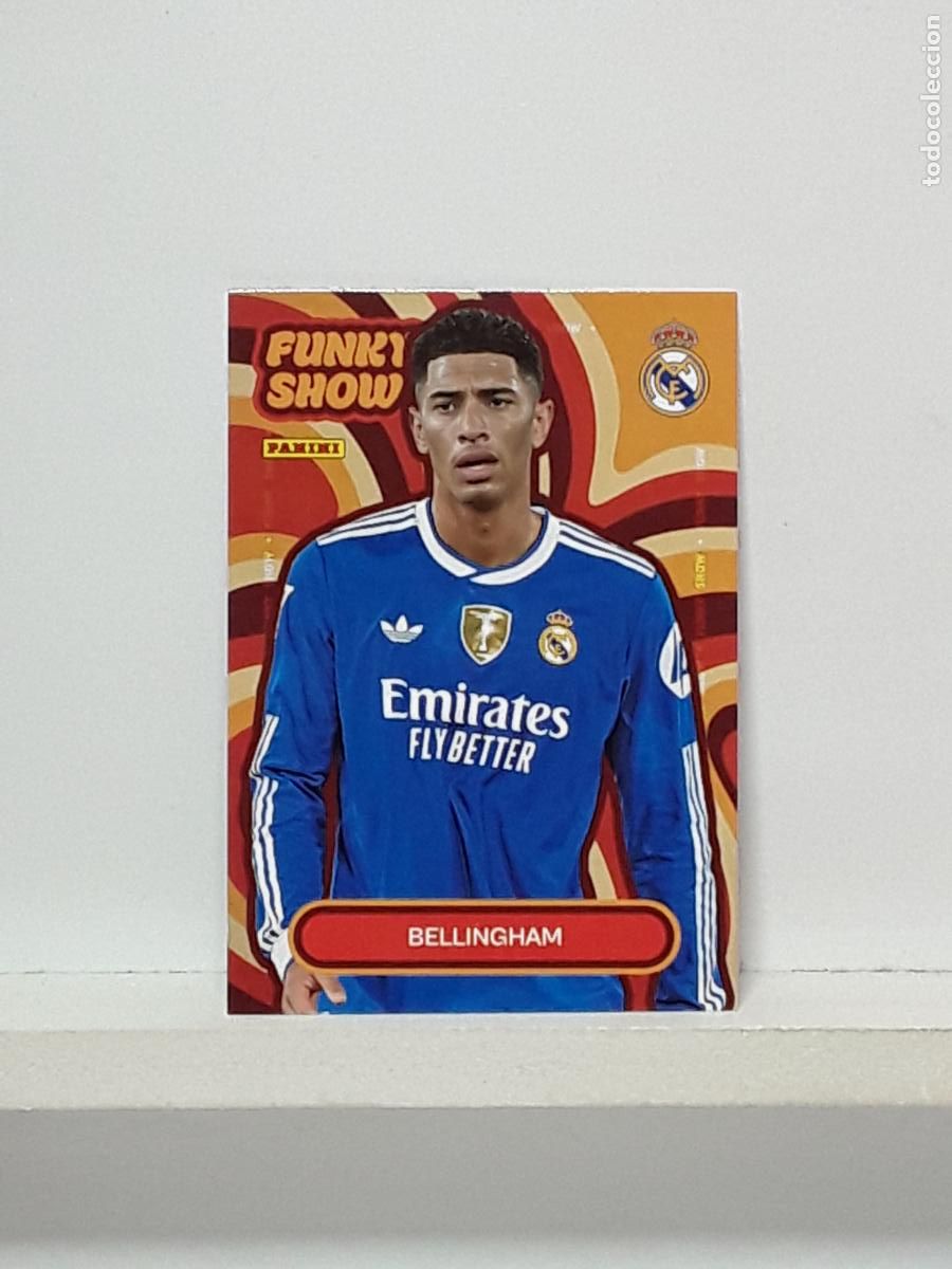 Cromos de f&uacute;tbol: CLUB REAL MADRID OFICIAL 2025 2026 25 26 ALBUM PANINI LIGA N 51 FUNKY SHOW JUDE BELLINGHAM