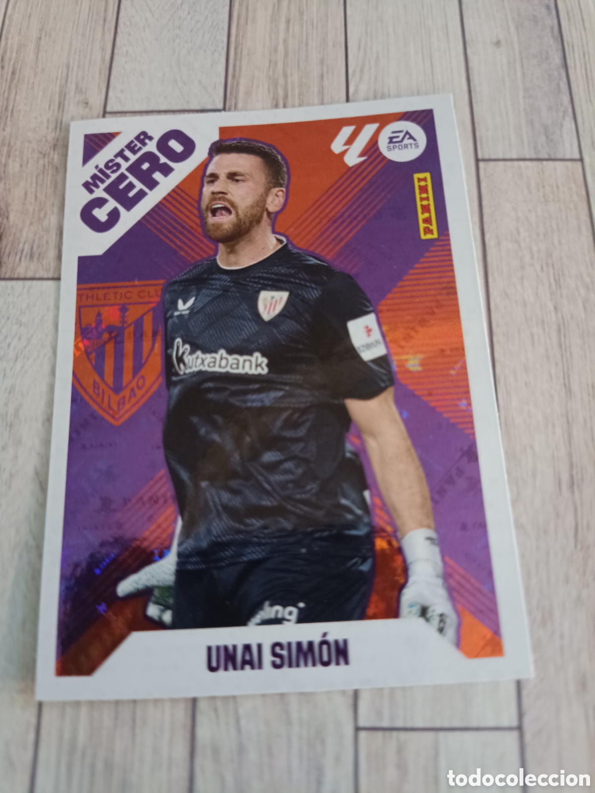 Cromos de f&uacute;tbol: 13 UNAI SIMON MISTER CERO ATHLETIC DE BILBAO LIGA ESTE 2025 2026 PANINI 25 26 NUNCA PEGADO