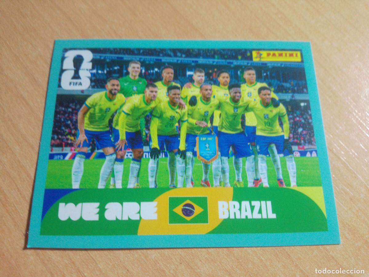 Cromos de f&uacute;tbol: SELECCI&Oacute;N DE BRASIL BRA 13 MUNDIAL FIFA WORLD CUP 2026 26 PANINI STICKERS NUEVO