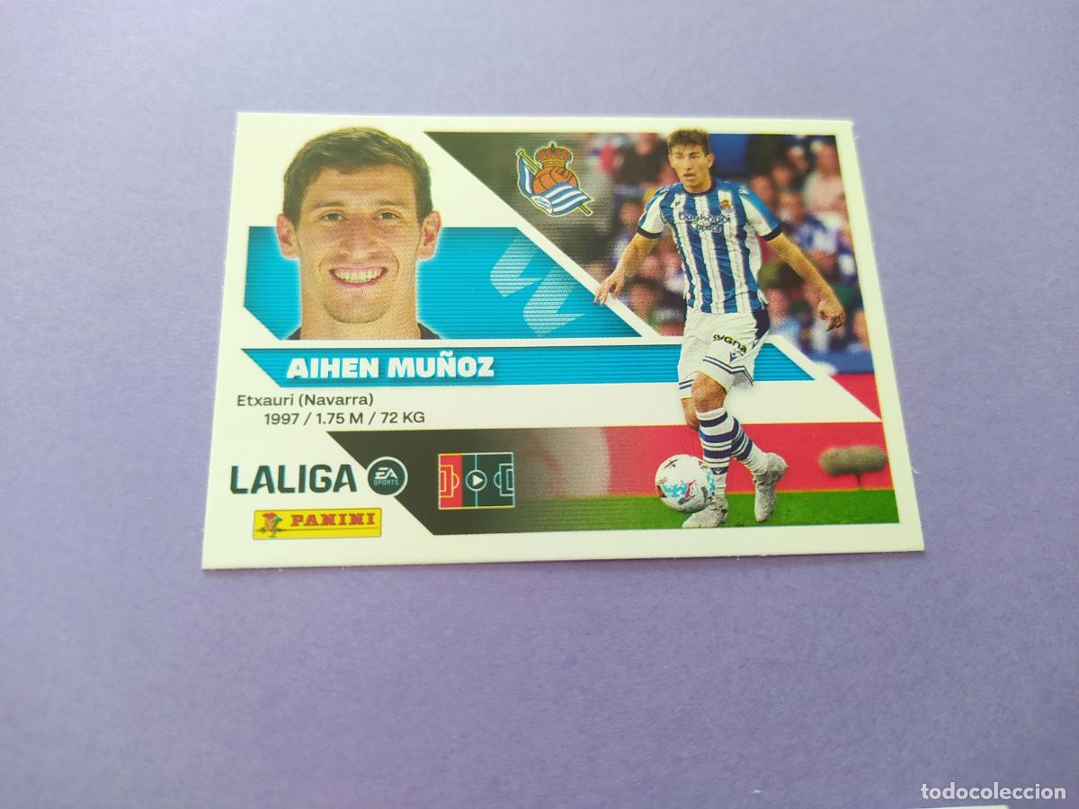 Cromos de f&uacute;tbol: LIGA ESTE 2026 2027 26 27 NUEVO - REAL SOCIEDAD N&ordm; 9 AIHEN MU&Ntilde;OZ