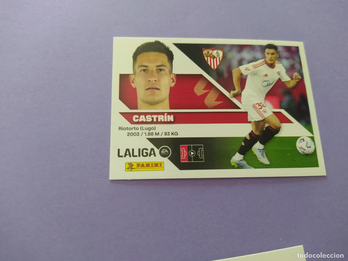 Cromos de f&uacute;tbol: LIGA ESTE 2026 2027 26 27 NUEVO - SEVILLA FC N&ordm; 9A CASTRIN