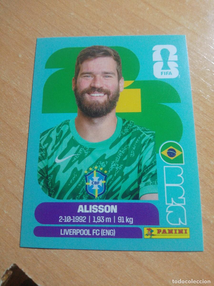 Cromos de f&uacute;tbol: ALISSON BRASIL BRA 2 MUNDIAL FIFA WORLD CUP 2026 26 PANINI STICKERS NUEVO