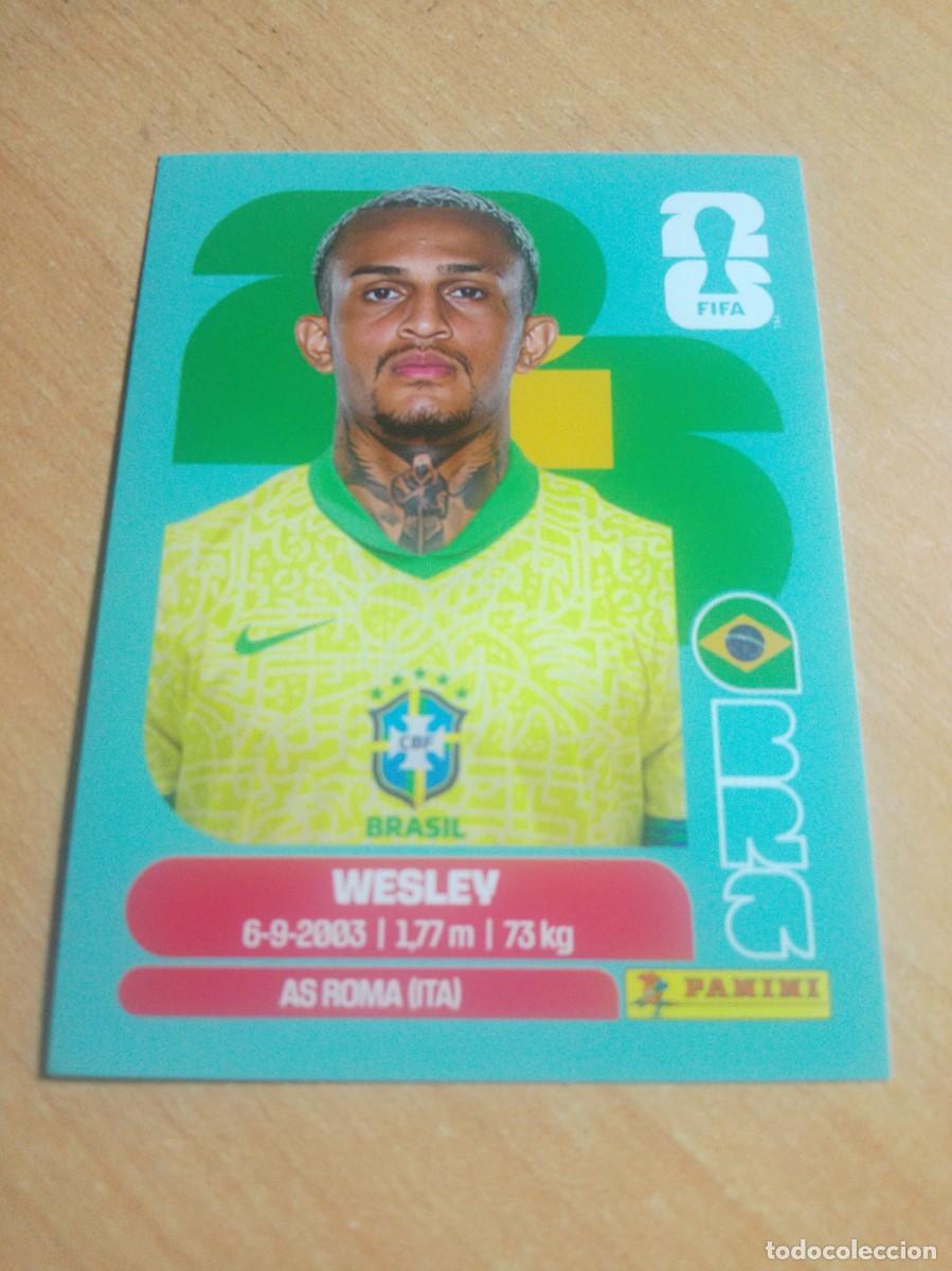 Cromos de f&uacute;tbol: WESLEY BRASIL BRA 8 MUNDIAL FIFA WORLD CUP 2026 26 PANINI STICKERS NUEVO
