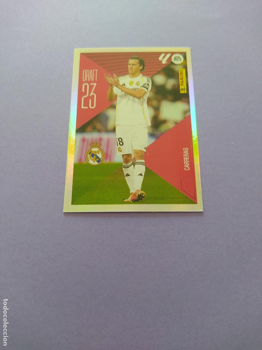 Fu&szlig;ball-Sticker: LIGA ESTE 2026 2027 26 27 NUEVO - DRATF N&ordm; 5 CARRERAS REAL MADRID