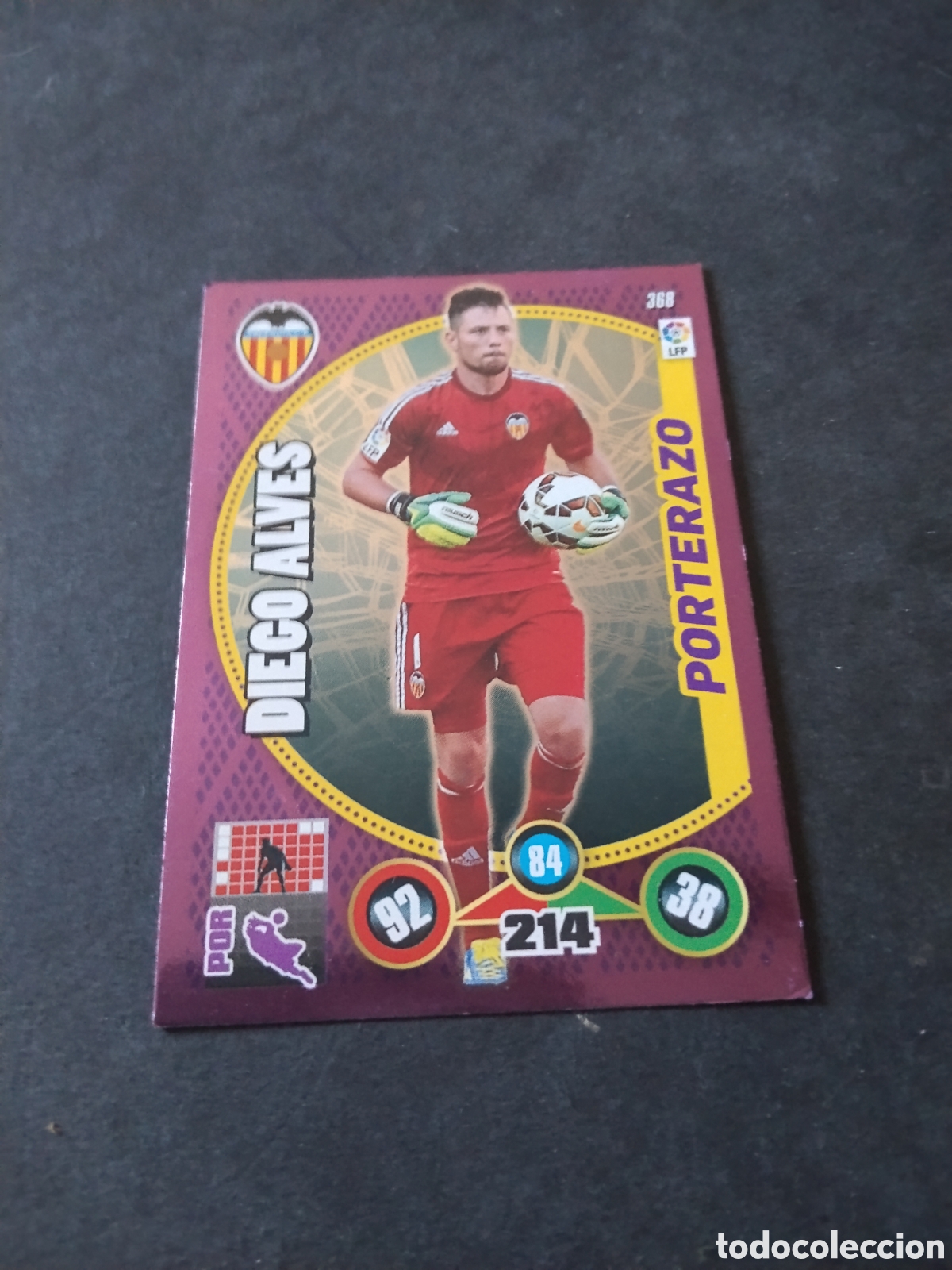 Cromos de f&uacute;tbol: Cromo futbol 2014-2015 Adrenalyn, Diego Alves