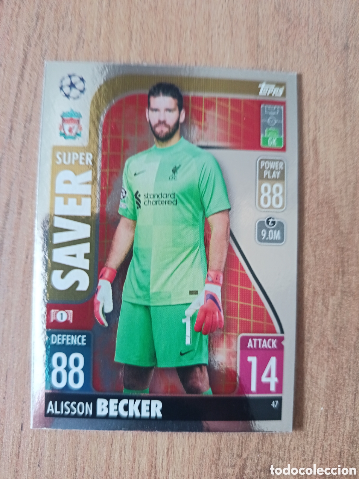 Cromos de f&uacute;tbol: 47 Becker CHAMPIONS LEAGUE MATCH ATTAX TOPPS 2021-2022 21-22
