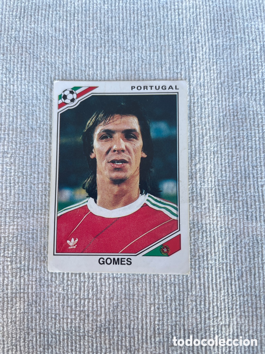 Cromos de f&uacute;tbol: MEXICO 86 cromo 396 GOMES sin pegar