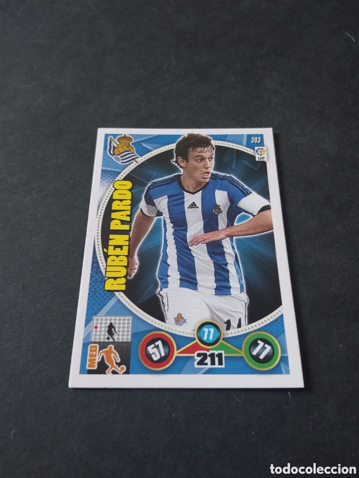 Cromos de f&uacute;tbol: Cromo futbol 2014-2015 Adrenalyn, Rub&eacute;n Pardo